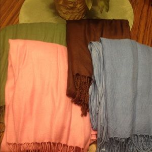Four Pashmina Wraps